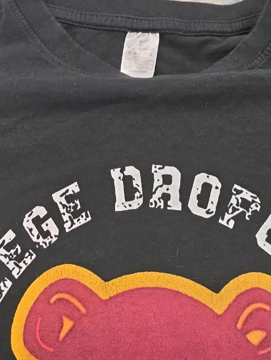 Kanye West THE COLLEGE DROP OUT BEAR SINCE 2004 T SHIRT! LARGE - Picture 2 of 10